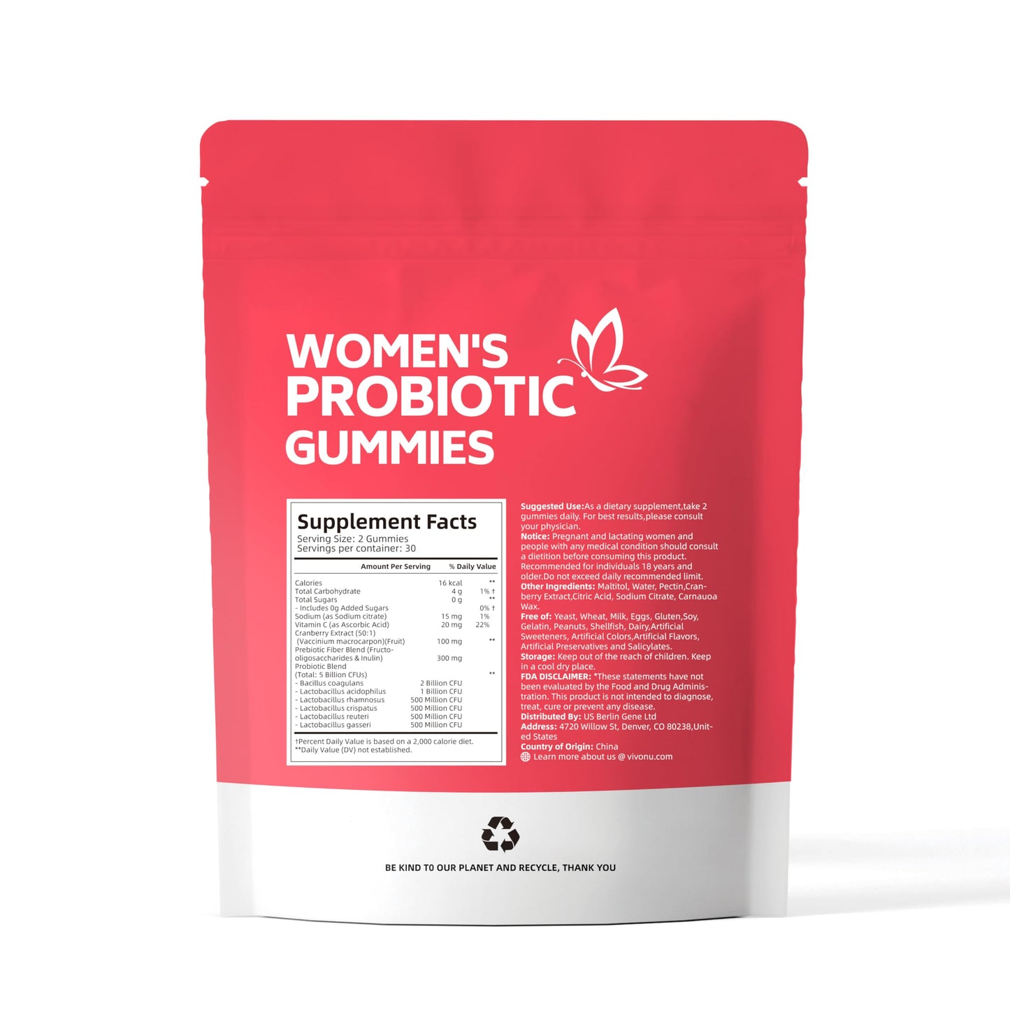 Women’s Probiotics Gummies